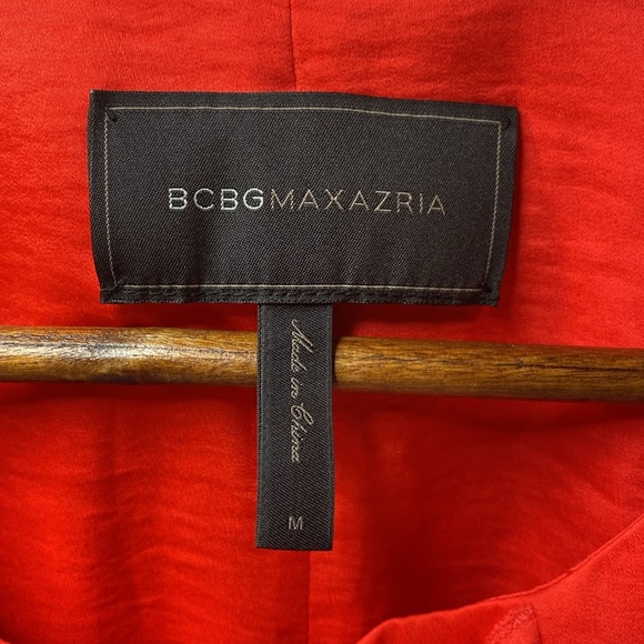BCBG Maxazria Orange full zip jacket size medium - Picture 3 of 5